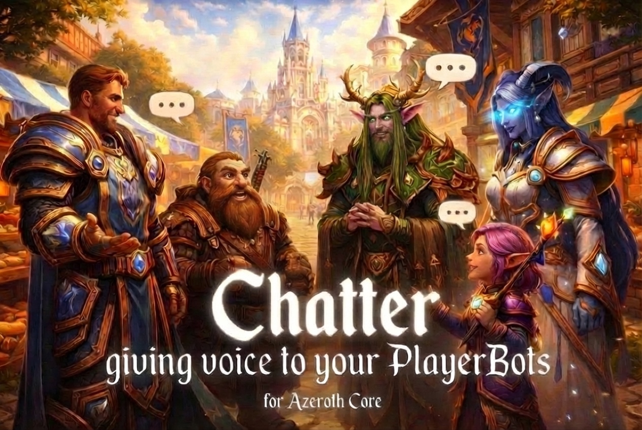 Chatter, giving voice to AzerothCore PlayerBots